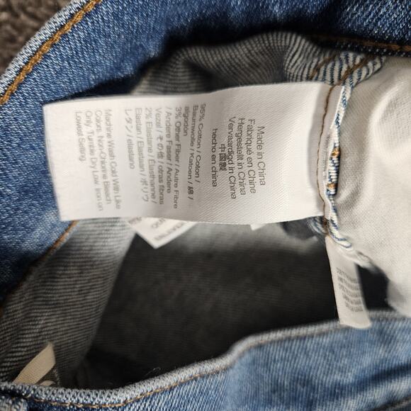 Madewell Jeans Womens 26 Blue Stovepipe Ditmas Wash Straight Stretch Normcore - Picture 5 of 16